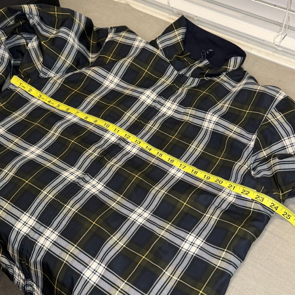 VTG Catalina Plaid Windbreaker Jacket Men’s L Full Zip Lightweight Retro - Picture 3 of 9